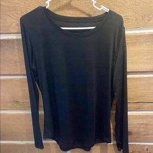 Classic Black Long Sleeve Top